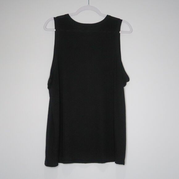 Torrid Womens Tank‎ Top Size 2 Classic Fit Black Tank Mesh Basics Office - Picture 2 of 8